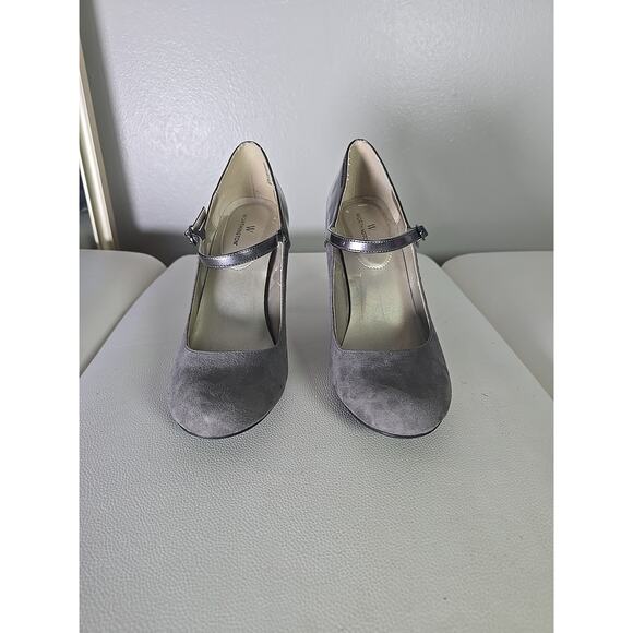 Suede 90s MaryJanes 8.5M Cushion For Comfort Acedemiacore Chic Worthington - Picture 3 of 11